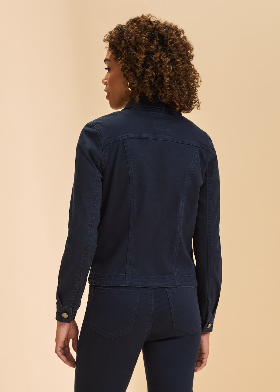 Zip Front Jean Jacket