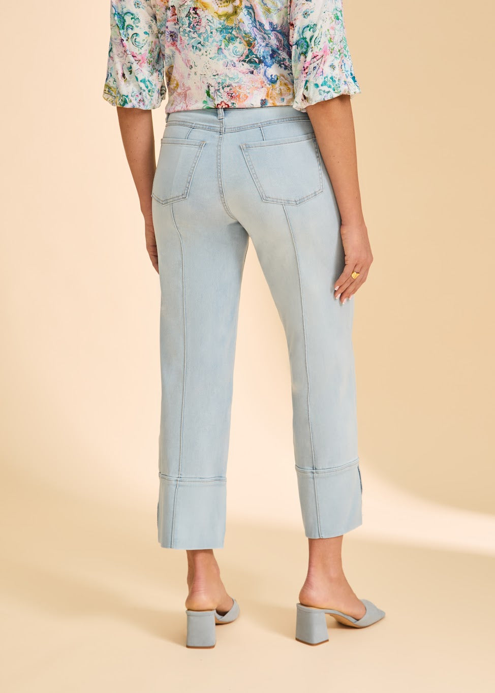 Olivia Wide Cuff Jean