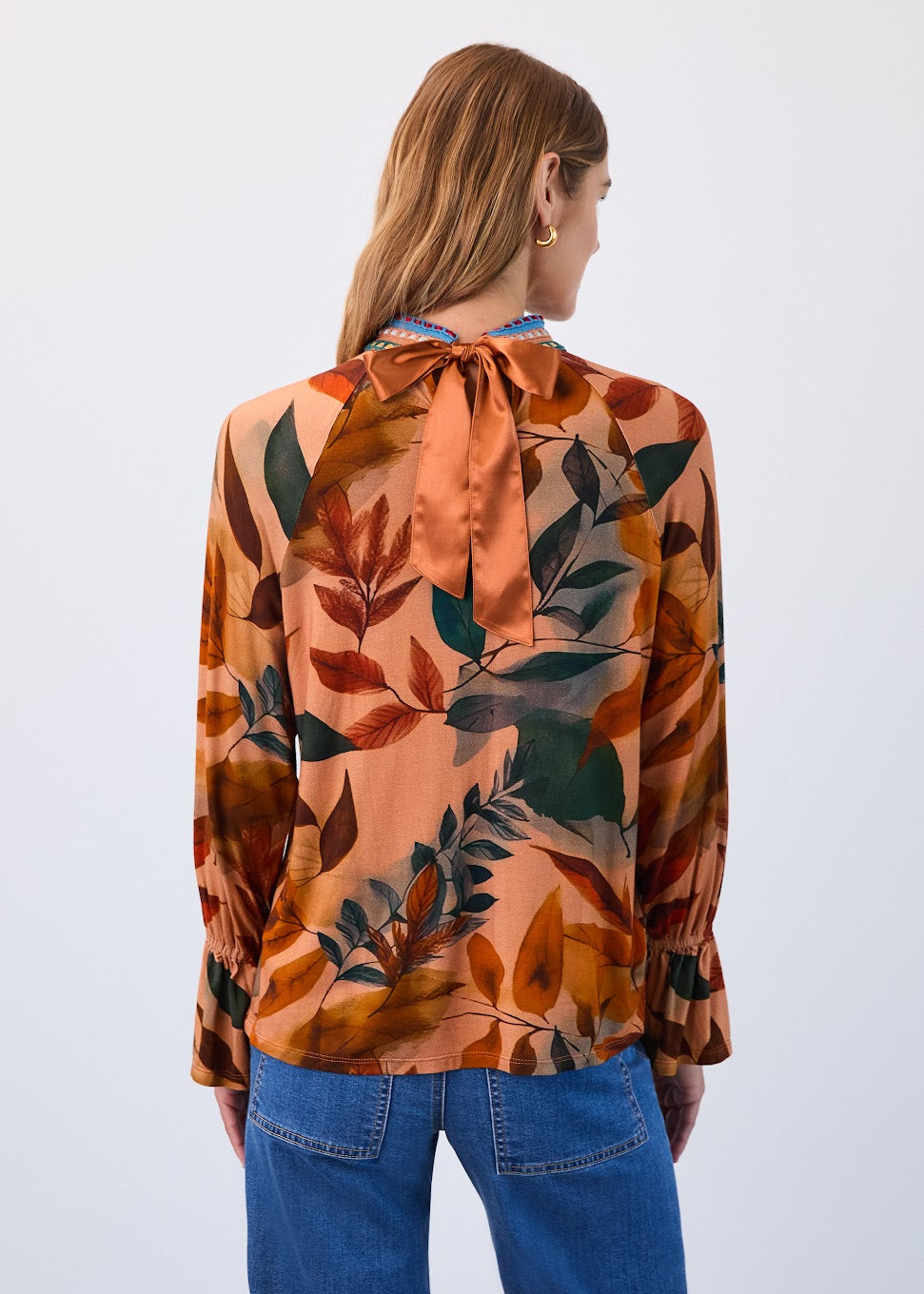 Mock Neck TrimmednTop