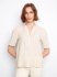 Short Sleeve Yarn-Dye Stripe Blouse