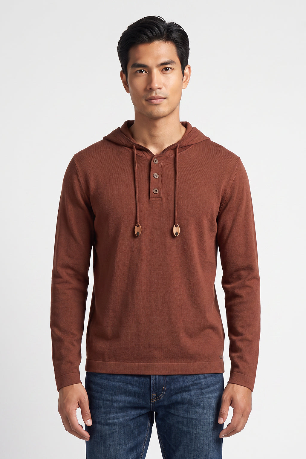 Dwayne Long Sleeve Hoodie Sweater 1090