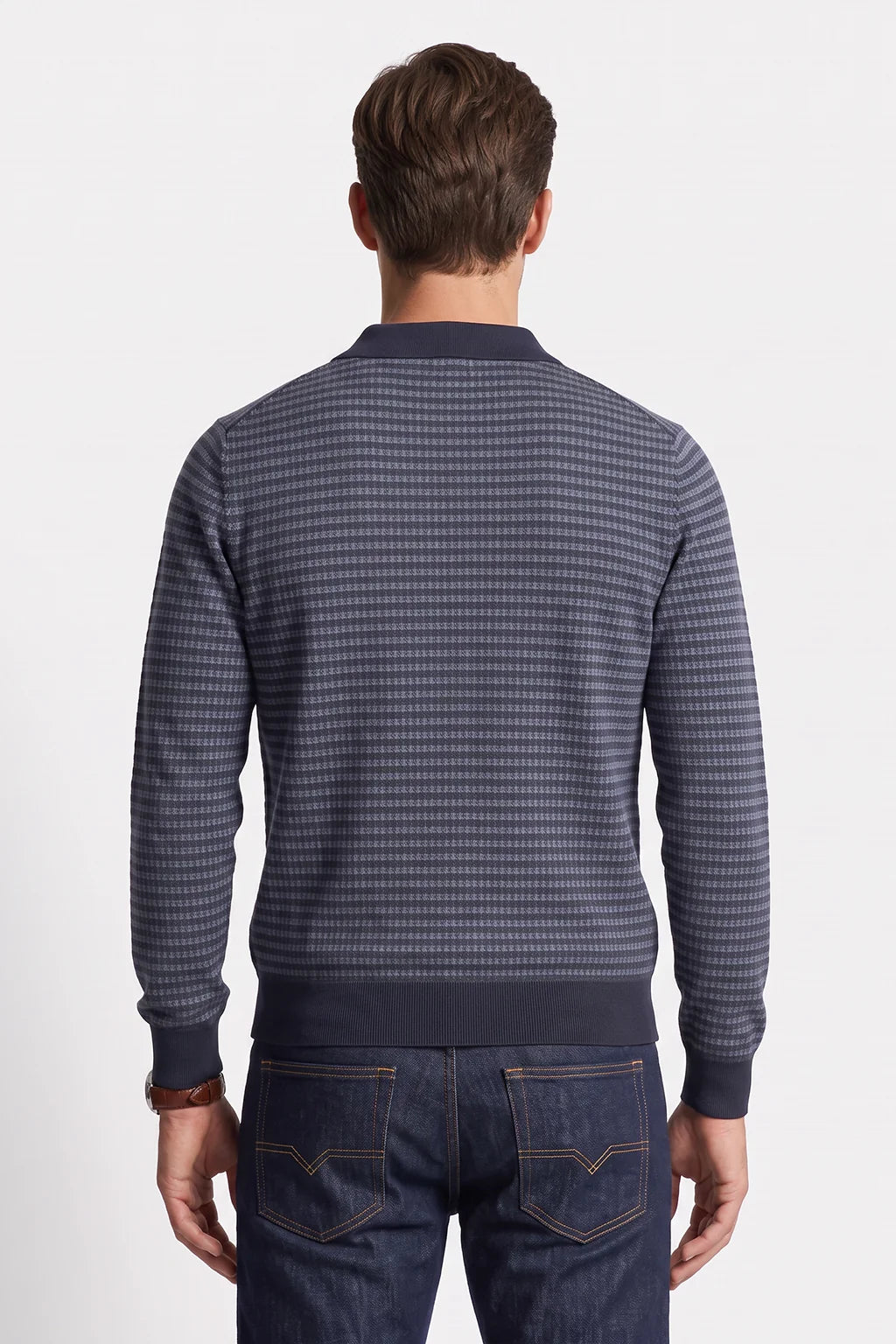 Mathias Long Sleeve Polo Sweater 1362