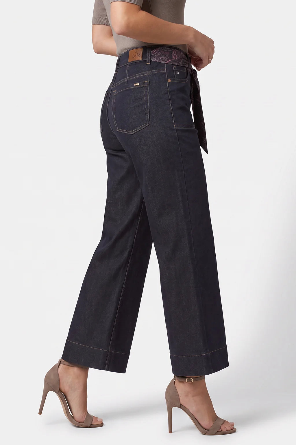 Robie High Waist Flare Ankle Pant