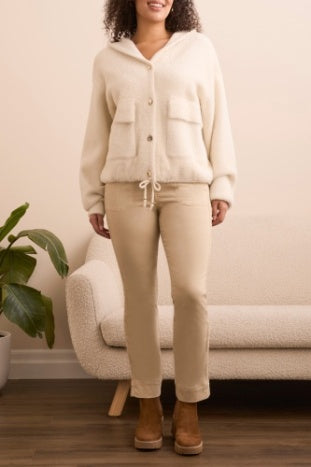 Long Sleeve Button Front Cardigan