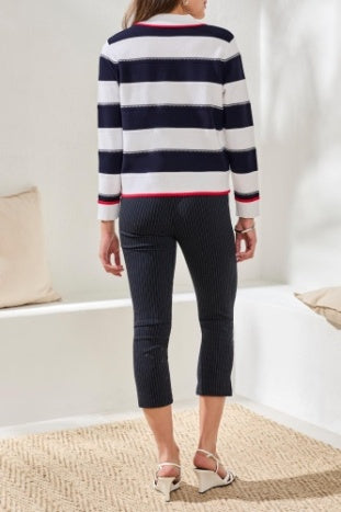 Double Knit Button Front Cardigan