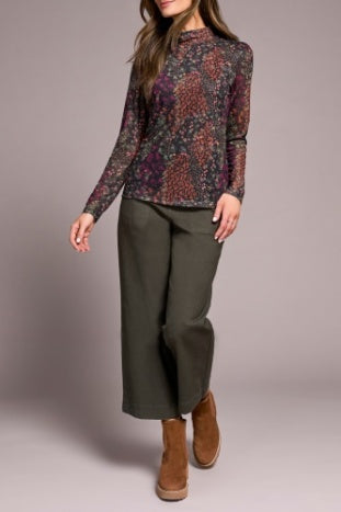 Turtle neck Lined Top