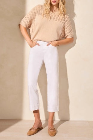 Pull On Kick Flare Capri