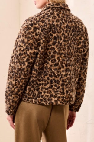 Long Sleeve Button Front Coat With Lining