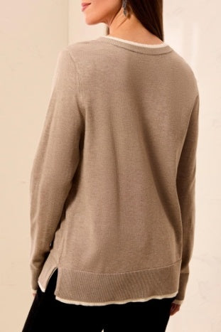 Long Sleeve V Neck Sweater