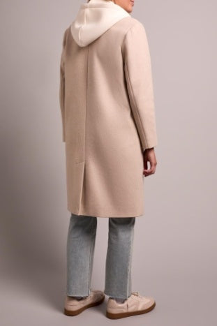 Trench Coat With Fooler Hoodie