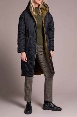 Reverse It Jacket With Hoodie and Drawstring