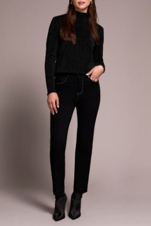 Sophia Curvy Jean With Contrast Stich