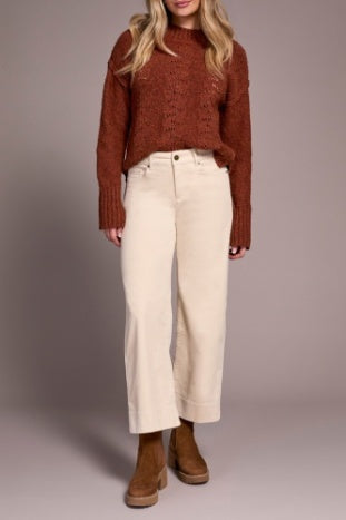 High Rise 5 Pocket Ankle Pant