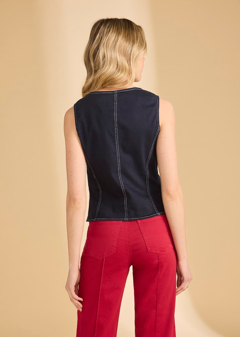 Button Front Vest