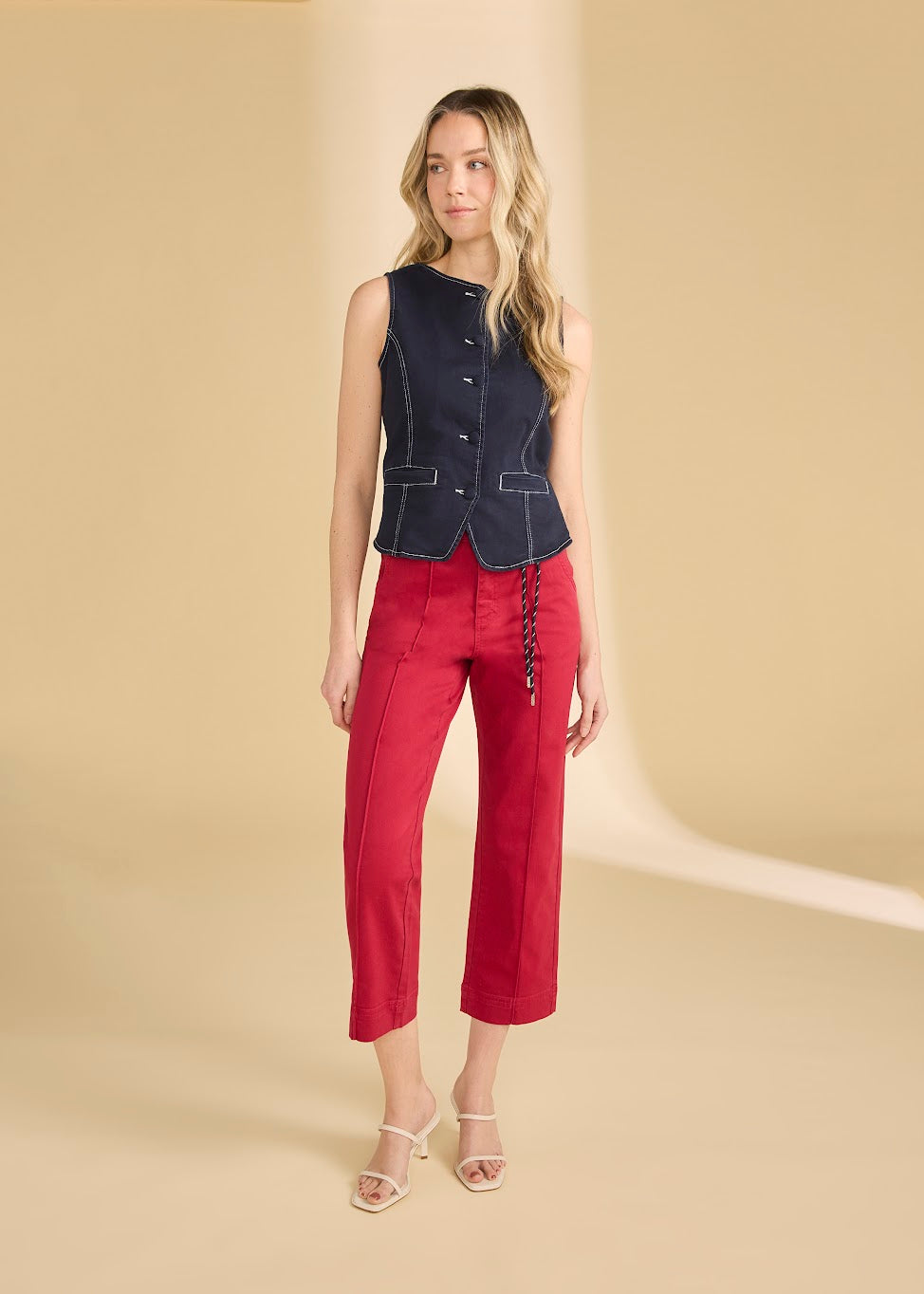 Button Front Vest