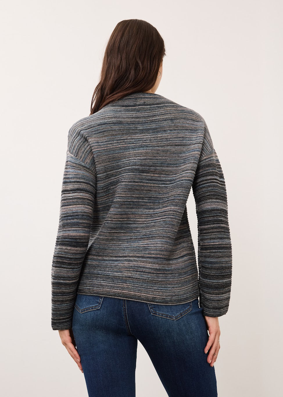 Boat Neck Long Sleeve Sweater