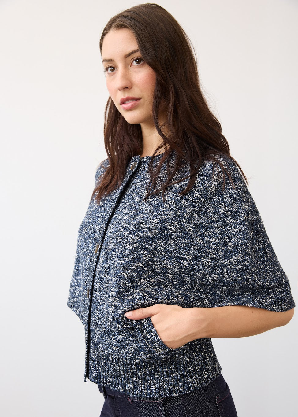 Cardi Cape Sweater