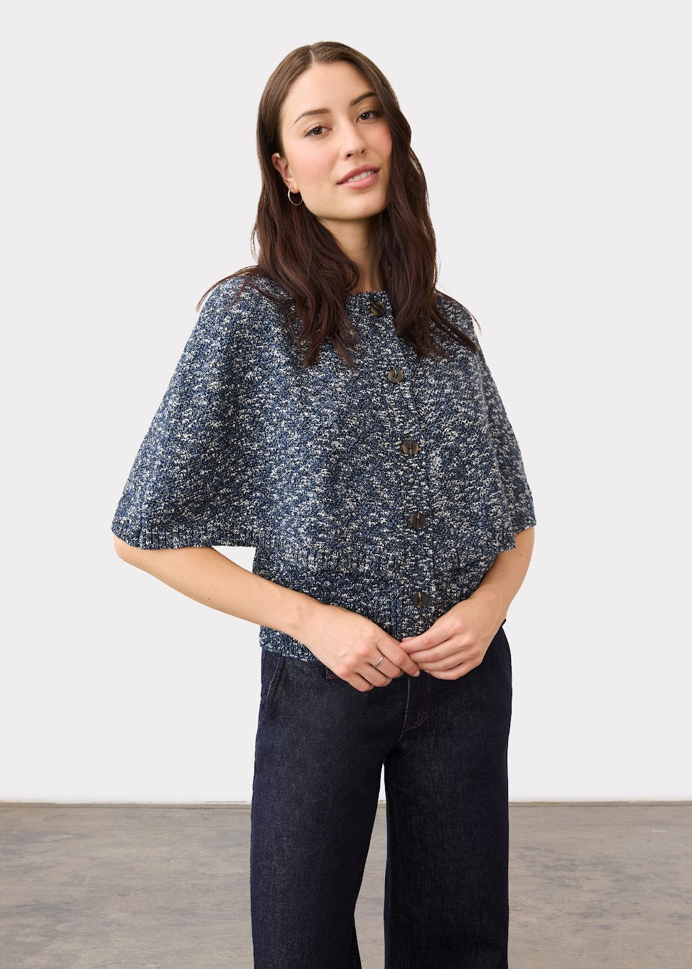 Cardi Cape Sweater