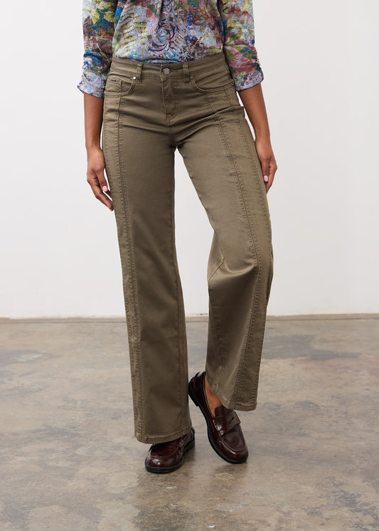 Olivia Wide Leg Coloured Denim
