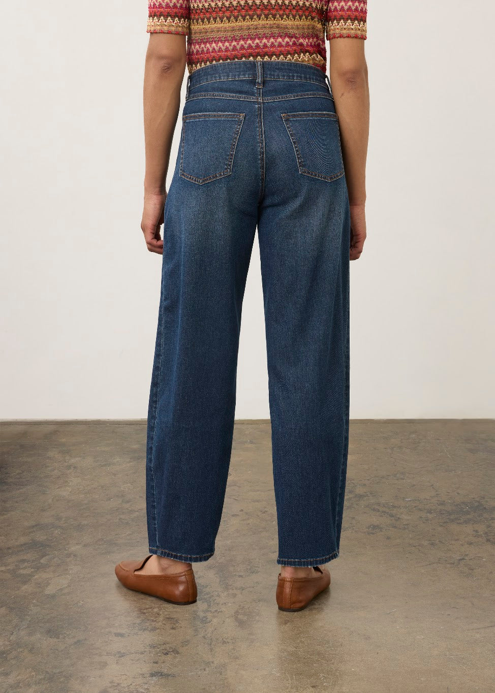 Girlfriend Barrel Ankle Jean