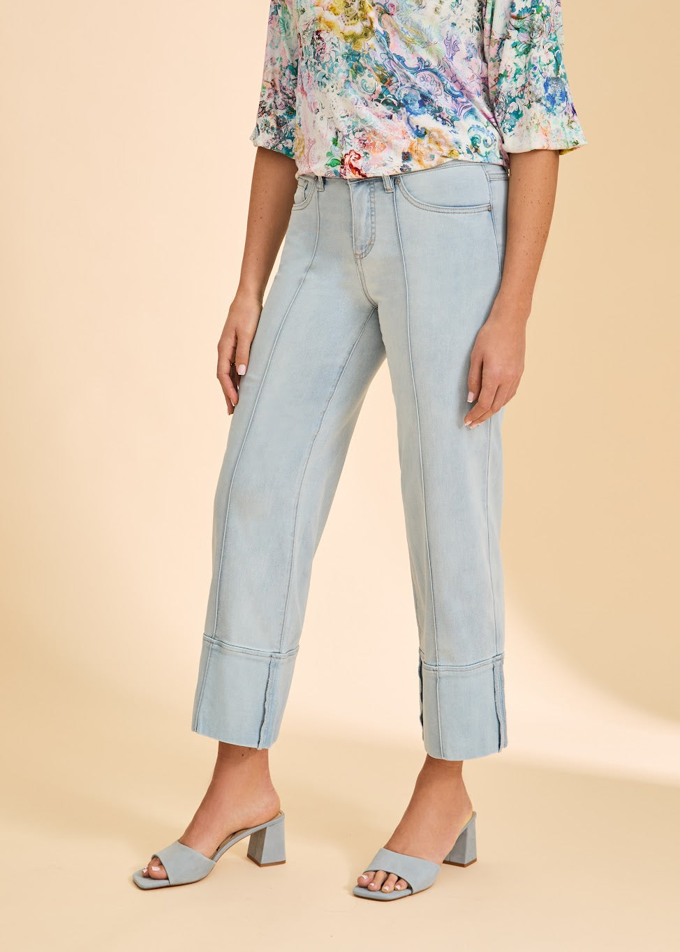 Olivia Wide Cuff Jean