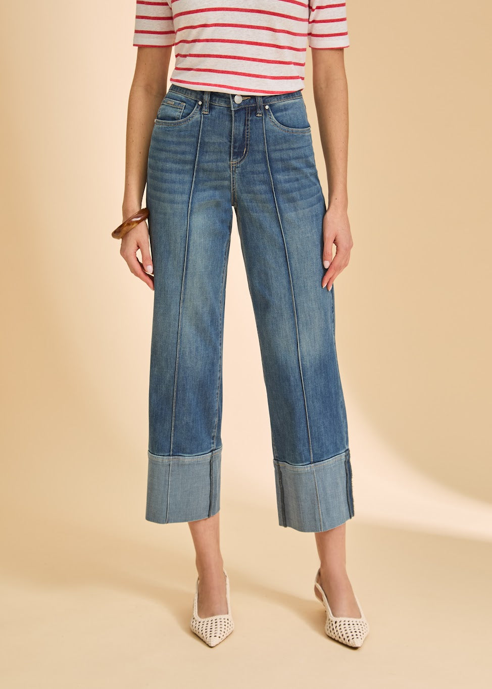 Olivia Wide Cuff Jean