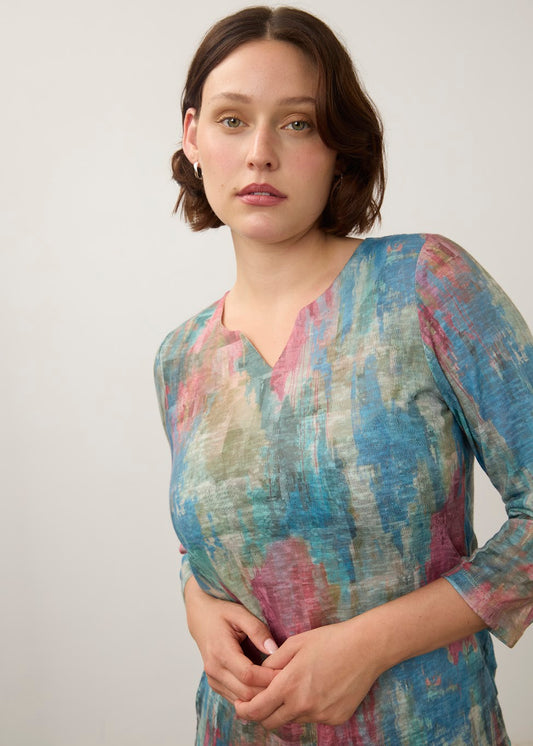 Notch Neck Top