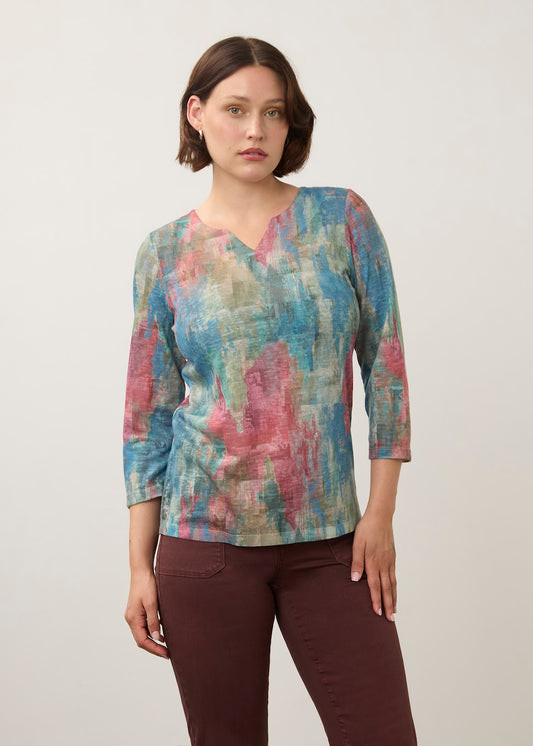 Notch Neck Top