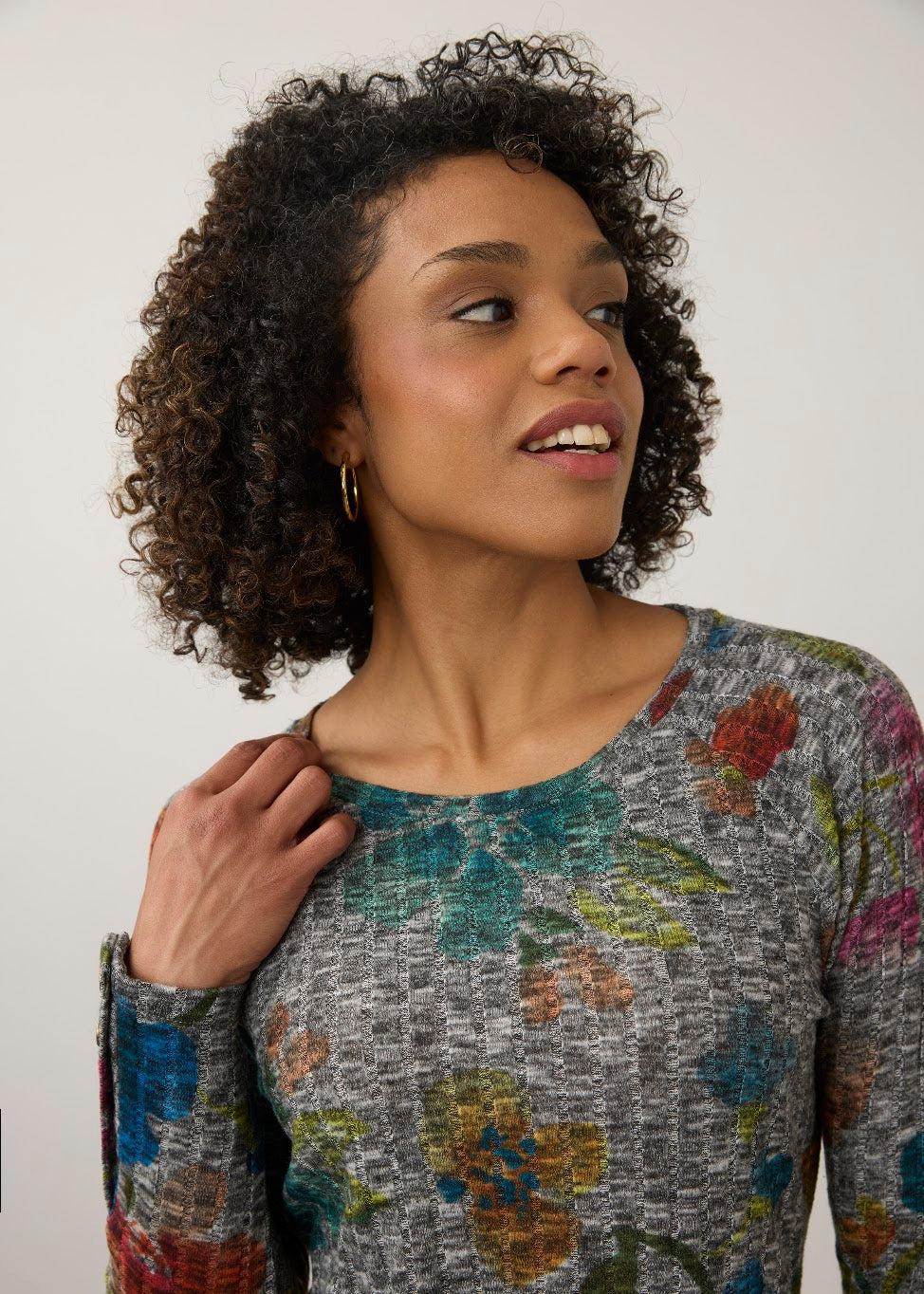 Long Sleeve Ribbed Top