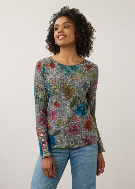 Long Sleeve Ribbed Top