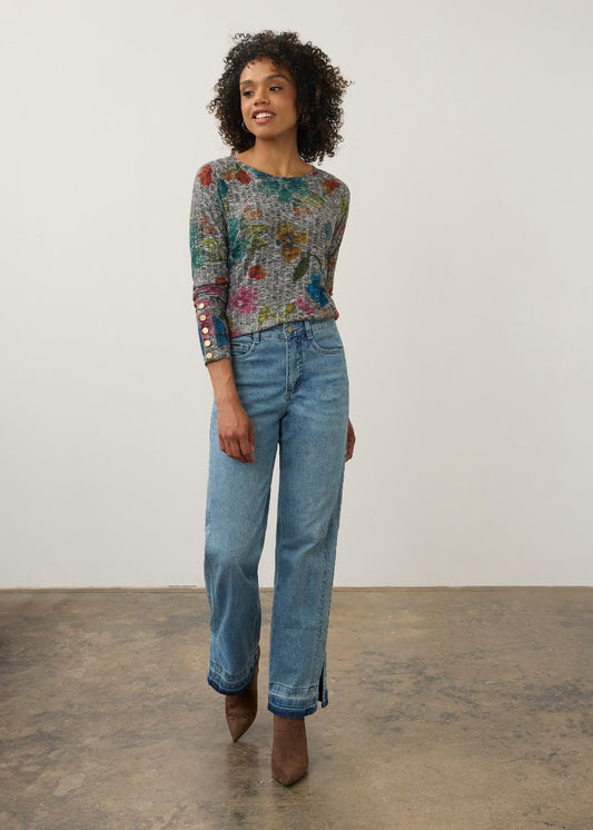 Long Sleeve Ribbed Top