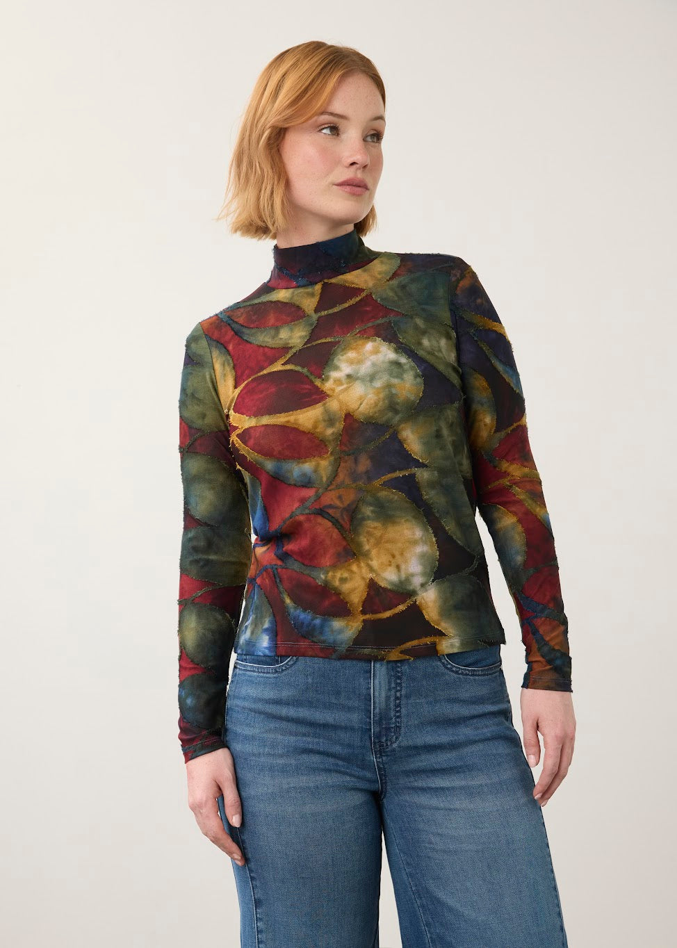 Long Sleeve Mock Neck