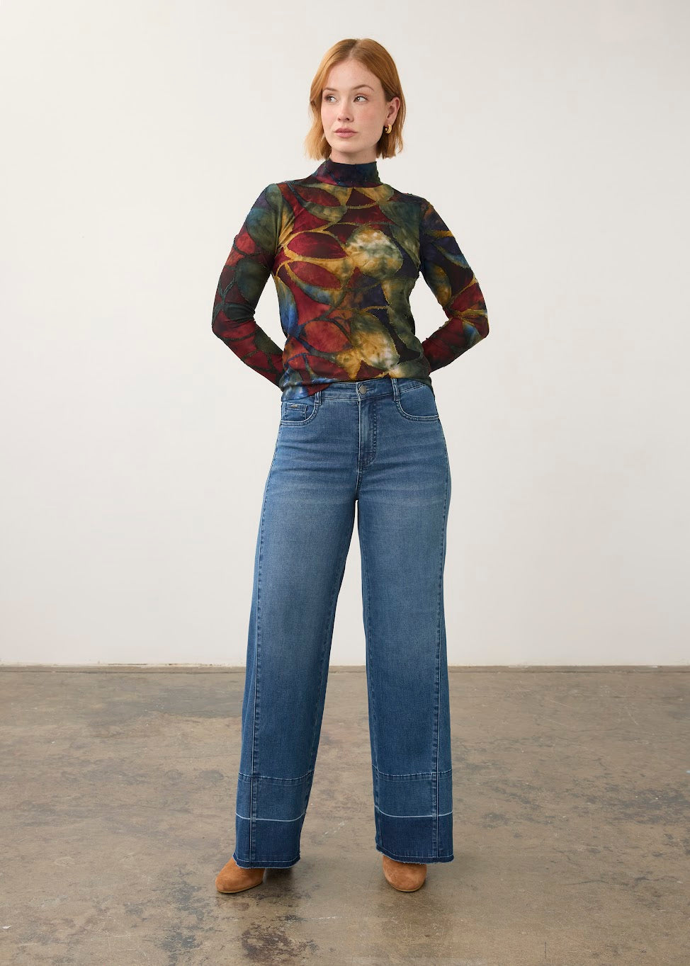 Long Sleeve Mock Neck