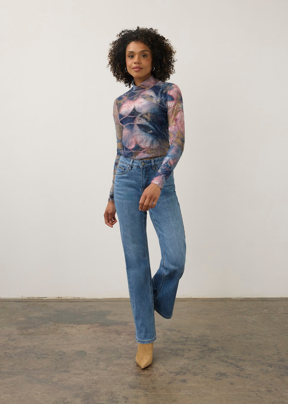 Long Sleeve Mock Neck