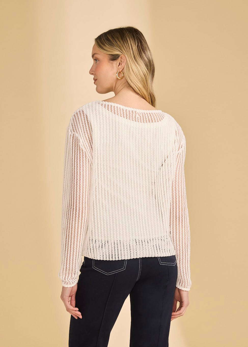 Long Sleeve Bubble Top With Attached Tank