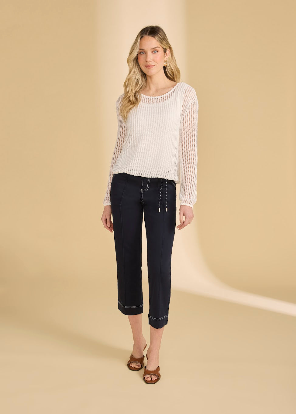 Long Sleeve Bubble Top With Attached Tank