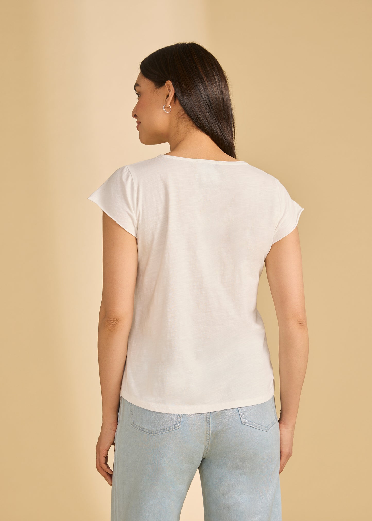 Short Sleeve Embellished Top