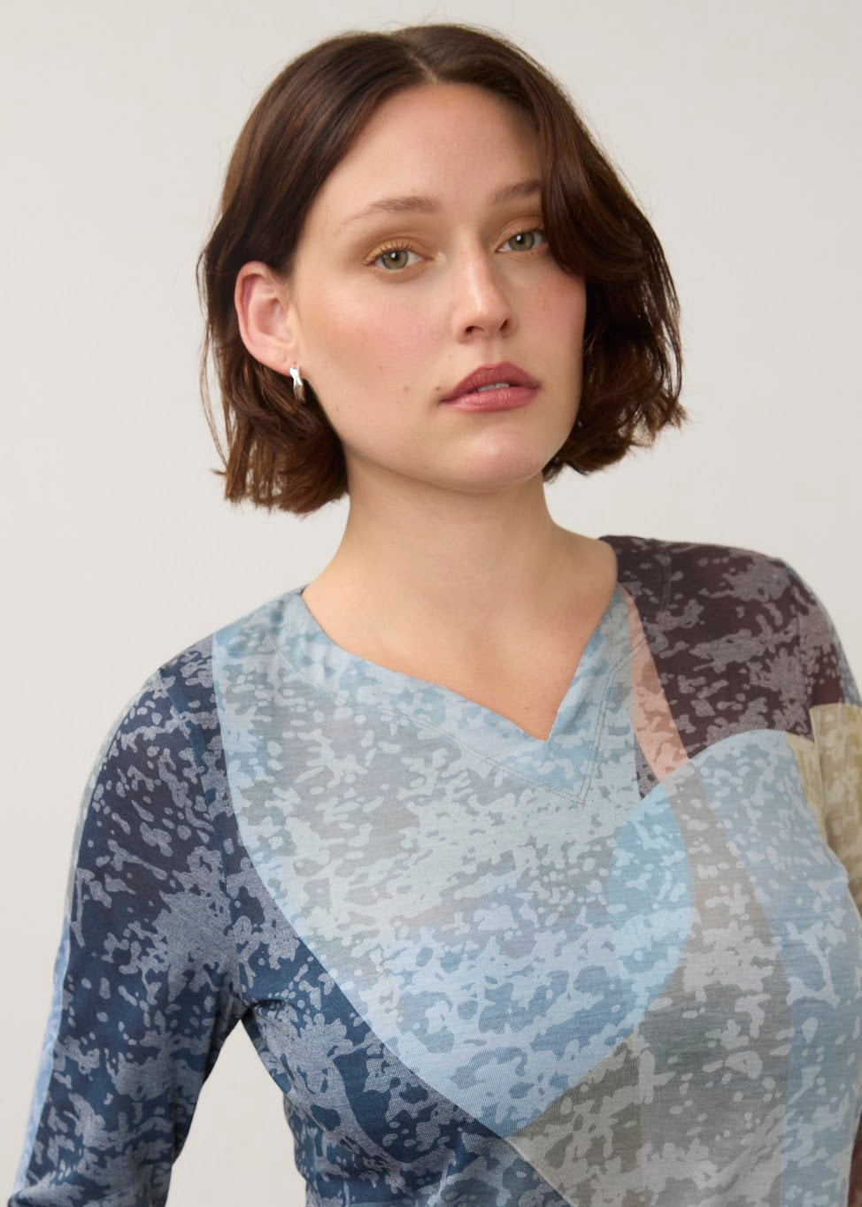 Notch Neck Top
