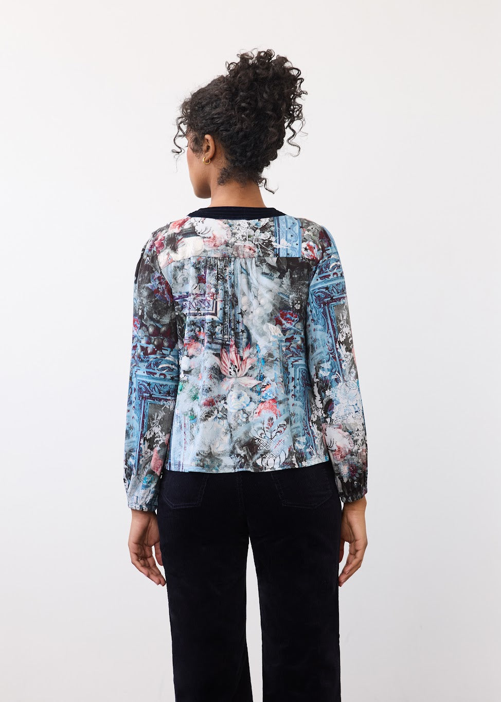 Long Sleeve V-Neck Top