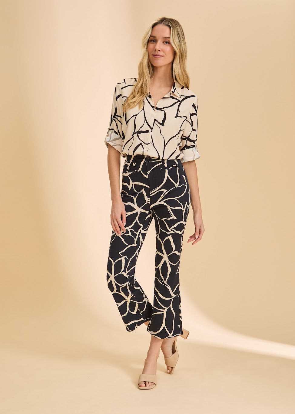 Suzanne Printed Boot Crop