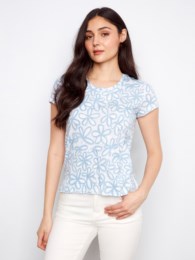 Printed Organic Cotton Jersey T-Shirt