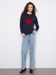 Queen Of Hearts Crew Neck Sweater