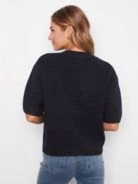 Elbow Sleeve Ballon Shape Sweater