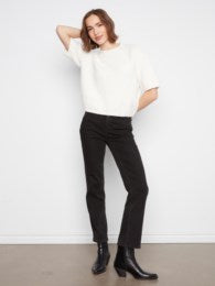 Elbow Sleeve Ballon Shape Sweater