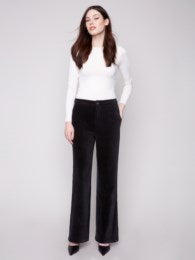 Wide Stretch Corduroy Pants