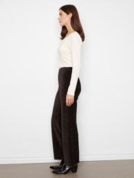 Pull On Wide Leg Corduroy Pant