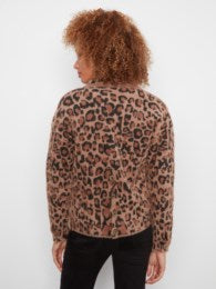 Eyelash Yarn Jacquard Jacket