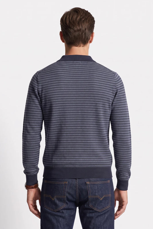 Mathias Long Sleeve Polo Sweater 1362