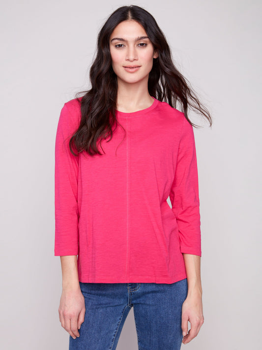 Organic Cotton 3/4 Sleeve Tee