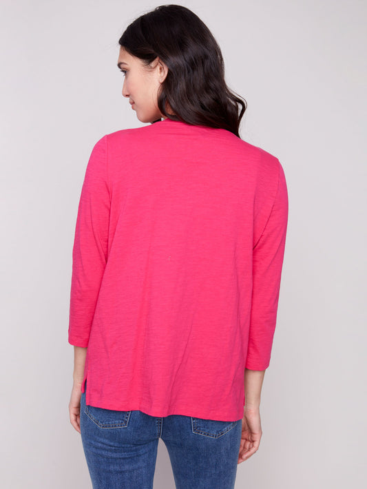 Organic Cotton 3/4 Sleeve Tee